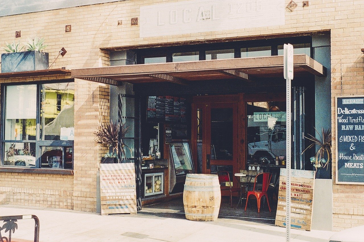 local, restaurant, menu, food, barrel, bricks, signs, window, local, local, local, local, local